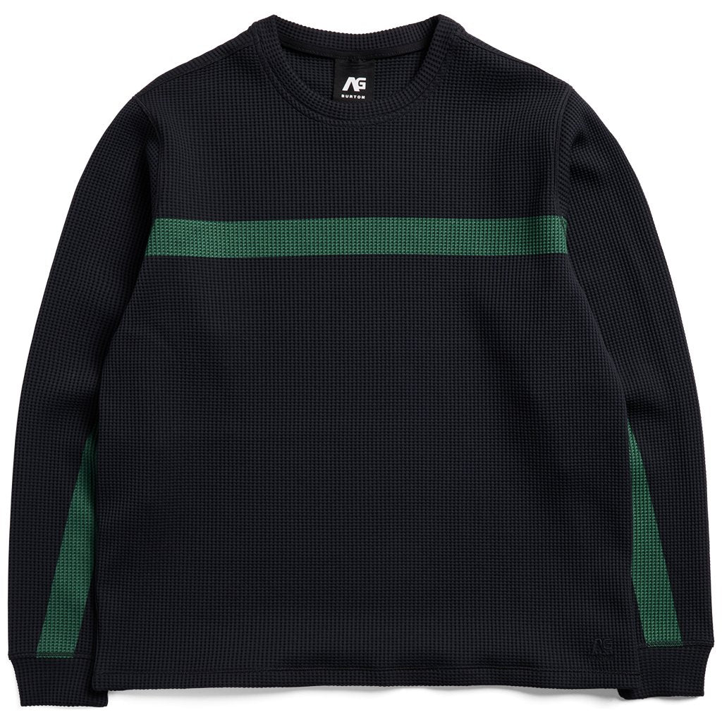 AG Tech Layer Waffle Crewneck - Trublk/Dirtymoney