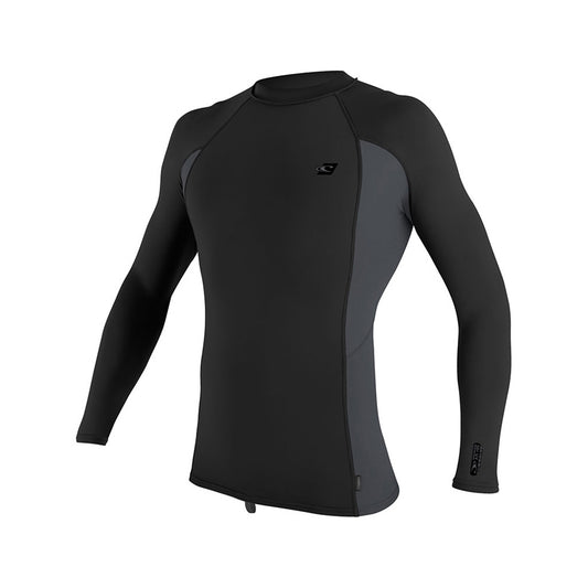Premium Skins L/S Rash Guard BLK/GRPH/BLK
