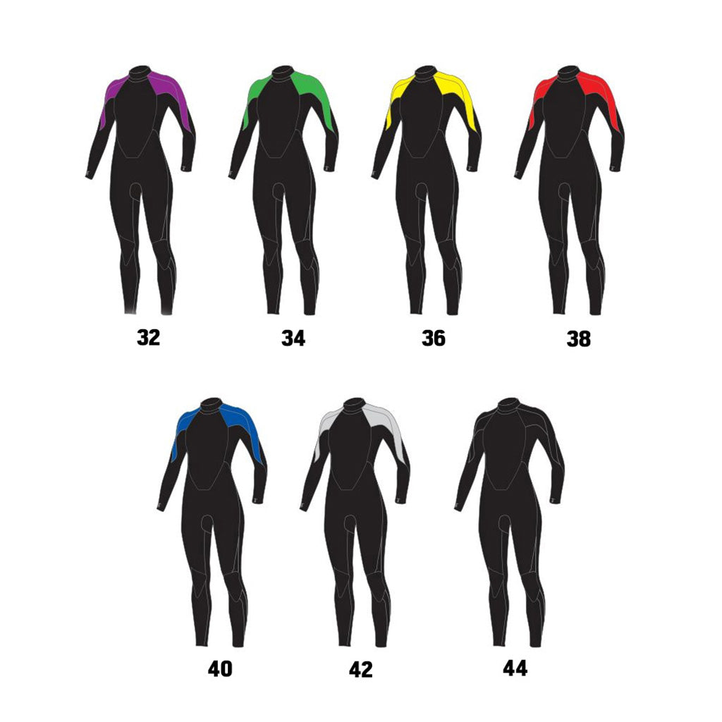 Wms Rental GBS 5/3 Back Zip Full
