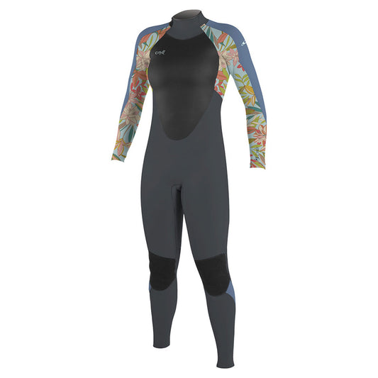 Girls Epic 5/4 Back Zip GRA/DAHLIA/INF