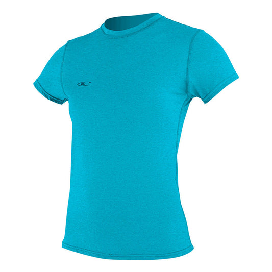 WMS TRVLR HYBRID S/S SUN SHIRT TURQUOISE