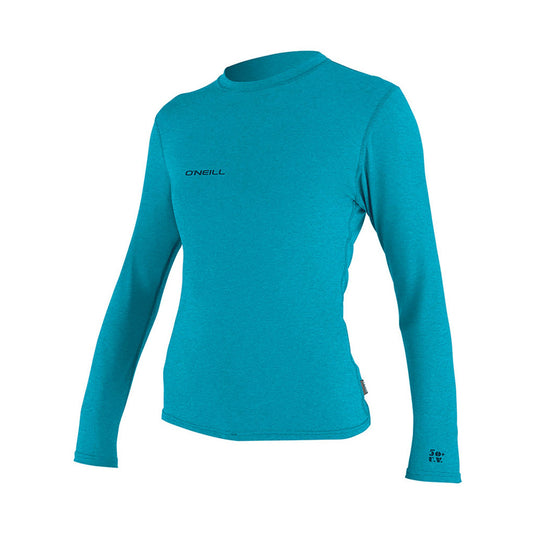 WMS TRVLR HYBRID L/S SUN SHIRT TURQUOISE