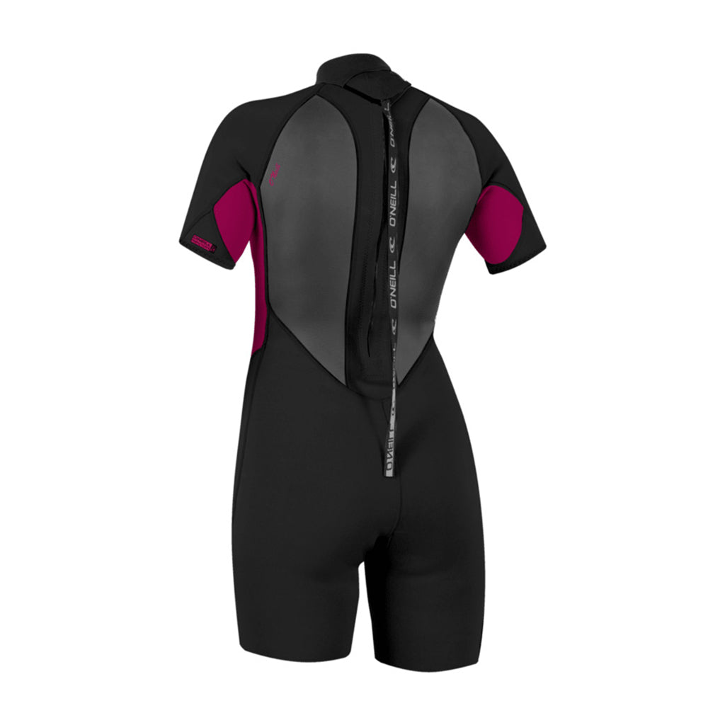 Wms Reactor-2 2mm Back Zip S/S Spring - Blk/Punkpnk