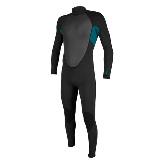 Youth Reactor-2 3/2 Back Zip Full - Black/Tide Pool