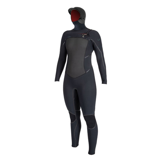 Wms Psycho Tech 6/4 Chest Zip w/Hood