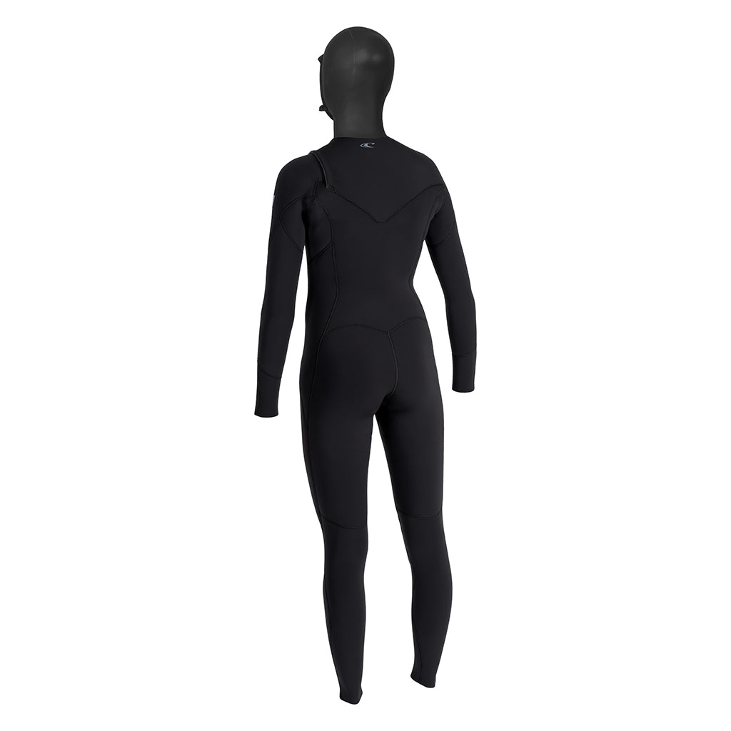 Wms Epic 6/4 Chest Zip w/Hood - Blk/Blk/Blk