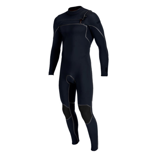Hyperfreak Fire 3/2+ Chest Zip Full - Carbon/Carbon