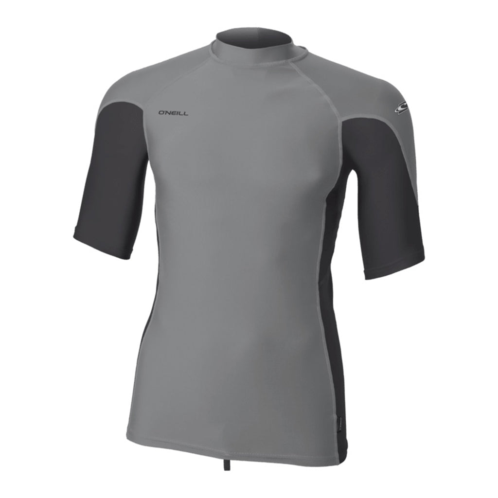 Youth Hyperfreak Skins S/S Rash Guard - Smoke/Temperedsteel