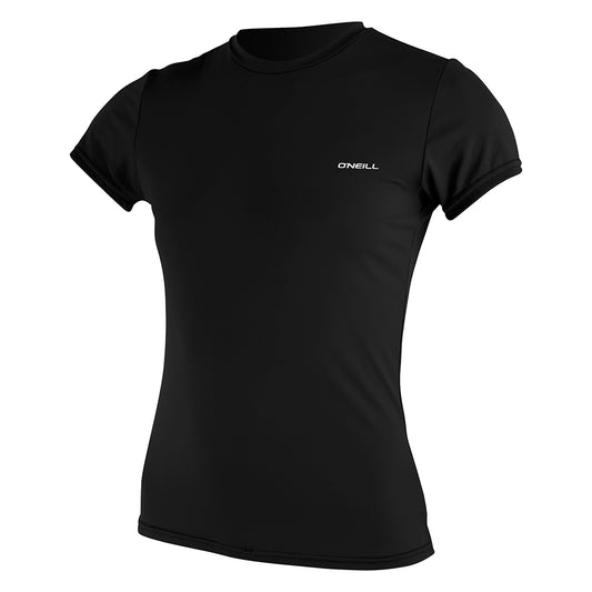 Wms Basic Skins S/S Sun Shirt - Black