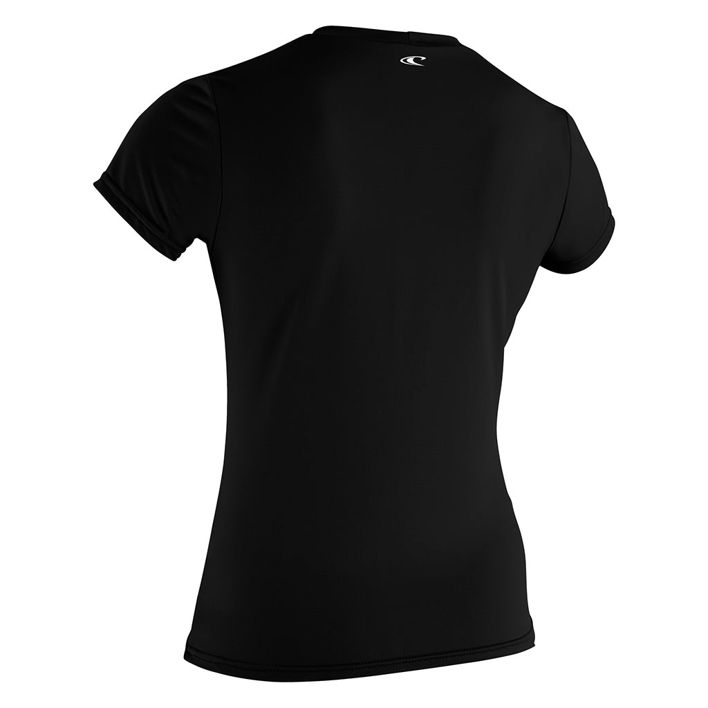 Wms Basic Skins S/S Sun Shirt - Black