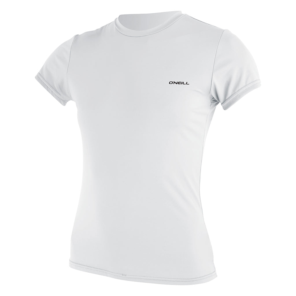 Wms Basic Skins S/S Sun Shirt - White
