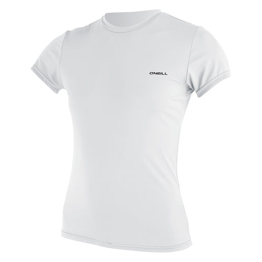 Wms Basic Skins S/S Sun Shirt - White